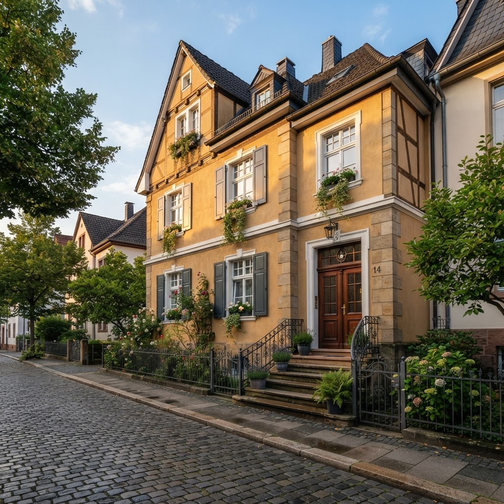 Saniertes Stadthaus